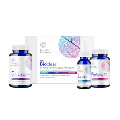 Bioclear® Microbiome Detox Program with Biocidin® Liquid 30 Day Kit