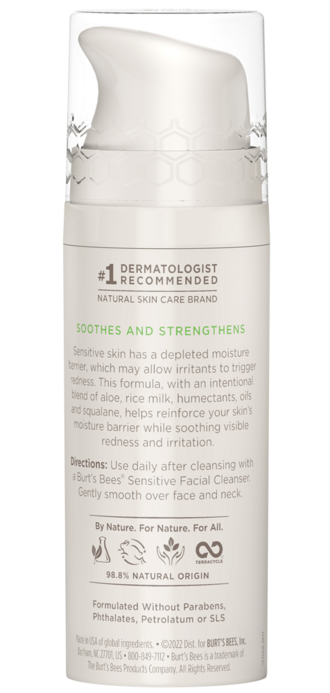 Product image for Burt&#39;s Bees Sensitive Day Cream.