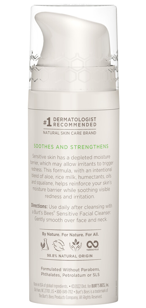 Product image for Burt's Bees Sensitive Day Cream.