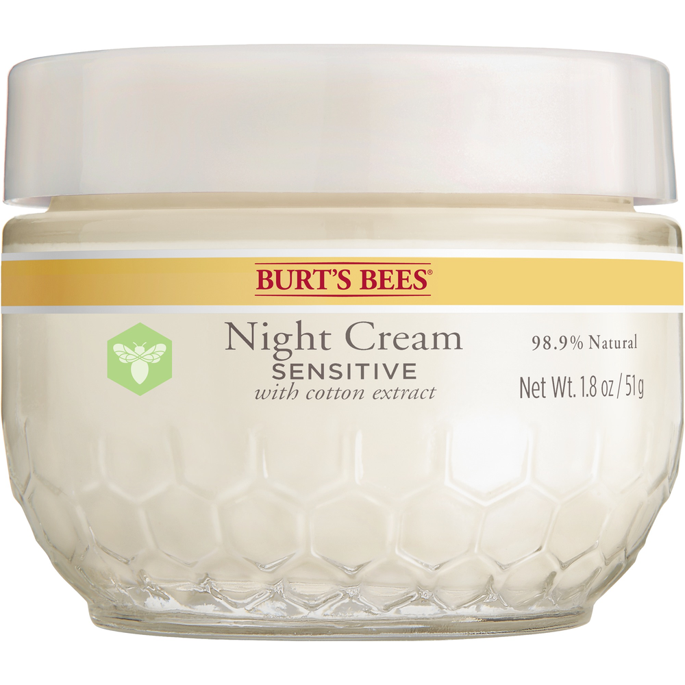 Product image for Burt&#39;s Bees Sensitive Night Cream.
