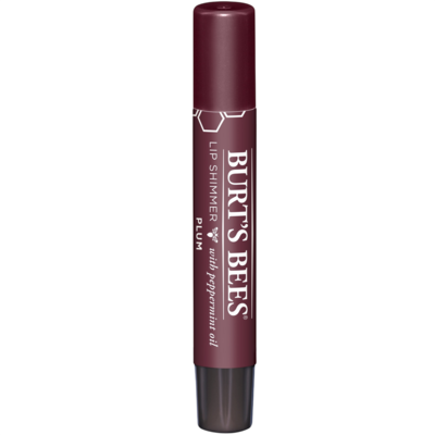 Burt's Bees Lip Shimmer Plum 0.09 Ounces