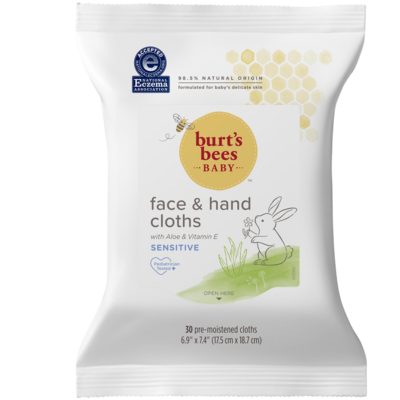 Burt's Bees Baby Bee Face & Hand Cloth 30 count