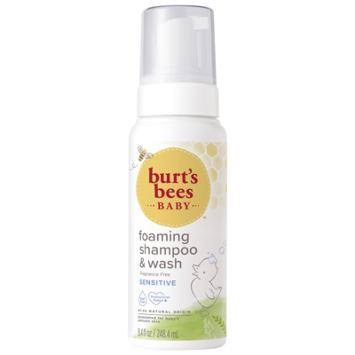 Burt's Bees Baby Bee Shampoo & Wash Foam 8.4 Ounces