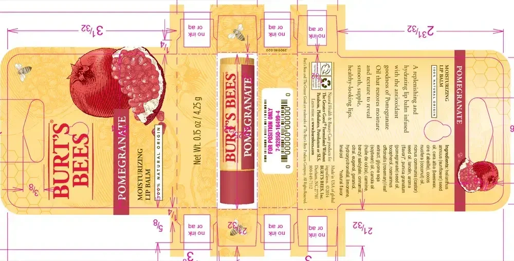 Product image for Burt's Bees Lip Balm Pomegranate.
