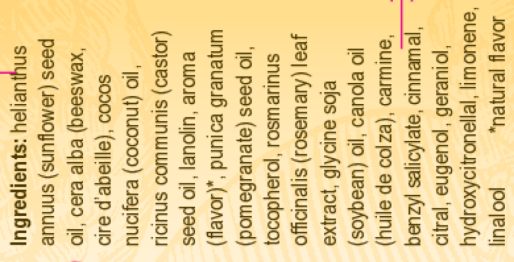 Product image for Burt's Bees Lip Balm Pomegranate.