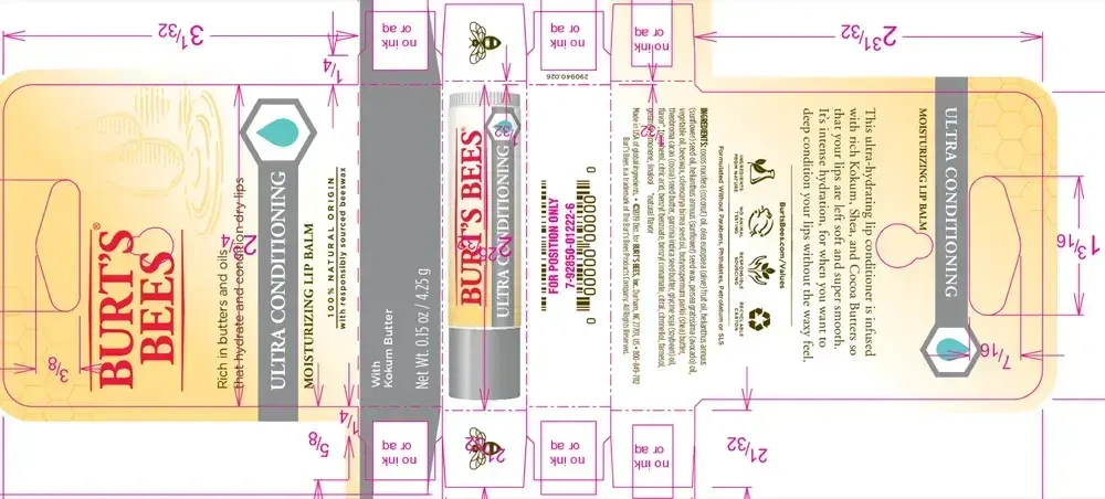 Product image for Burt's Bees Lip Balm Ultra Conditioning.