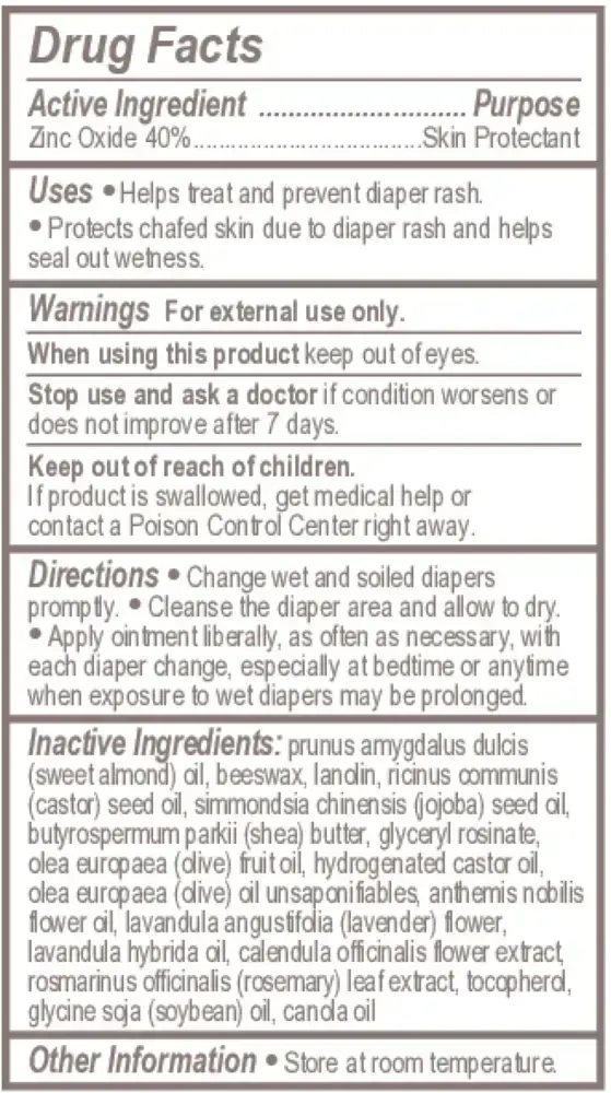 Product image for Burt's Bees Baby Diaper Ointment.