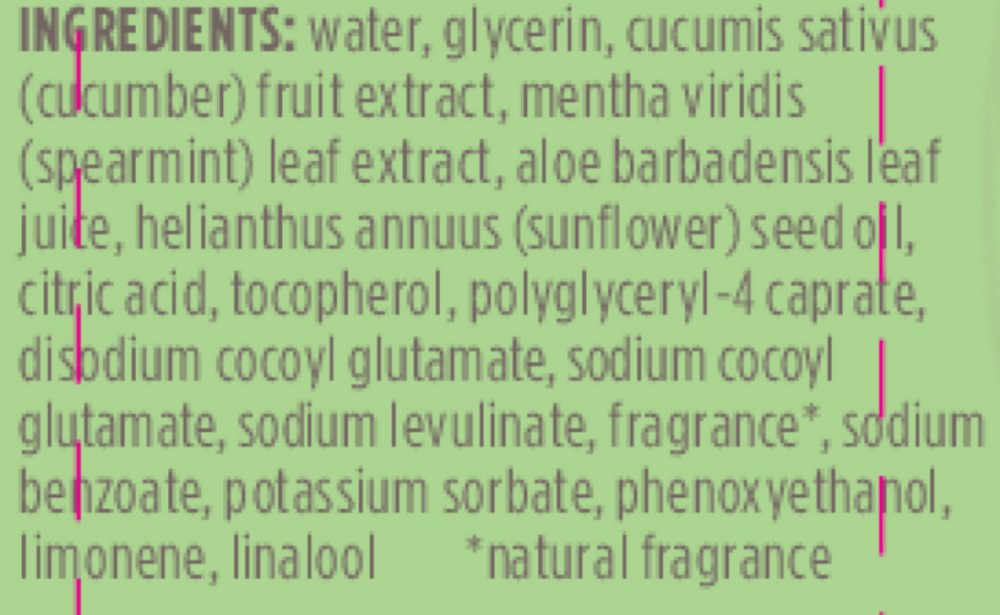 Product image for Facial Clean Towelettes Cucu Mint.