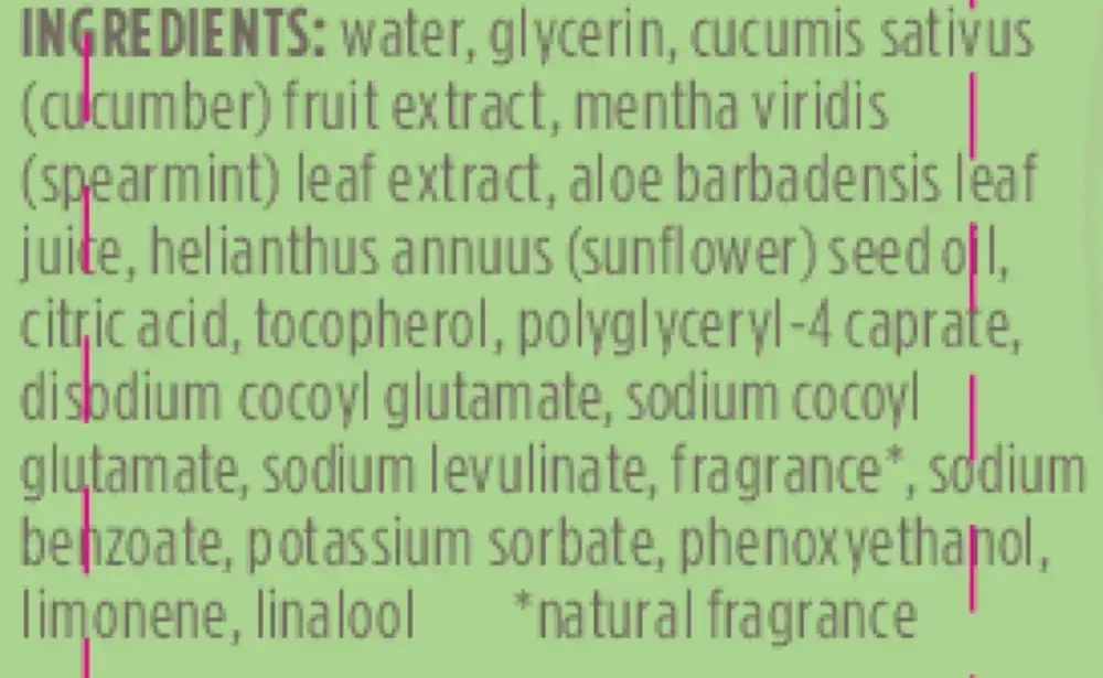 Product image for Facial Clean Towelettes Cucu Mint.