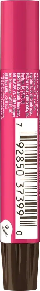 Product image for Burt's Bees Lip Shimmer Rhubarb.