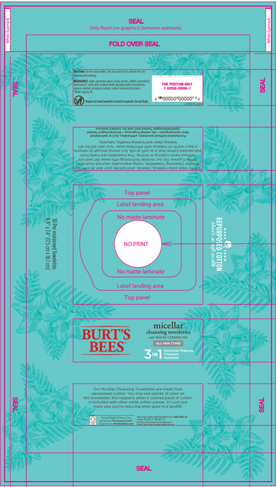 Product image for Burt's Bees Micellar Cleansing Towelette.