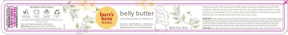 Product image for Burt's Bees Mama Bee Belly Butter.