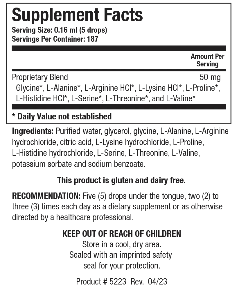 Product image for Amino Acid Quick-Sorb™.