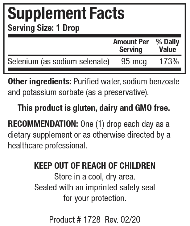 Product image for Aqueous Selenium™.
