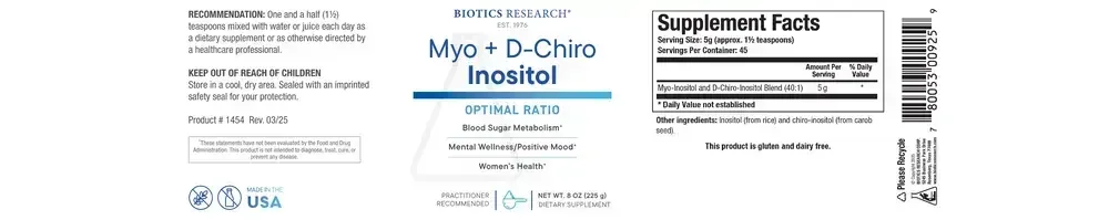 Product image for Myo + D-Chiro Inositol™.