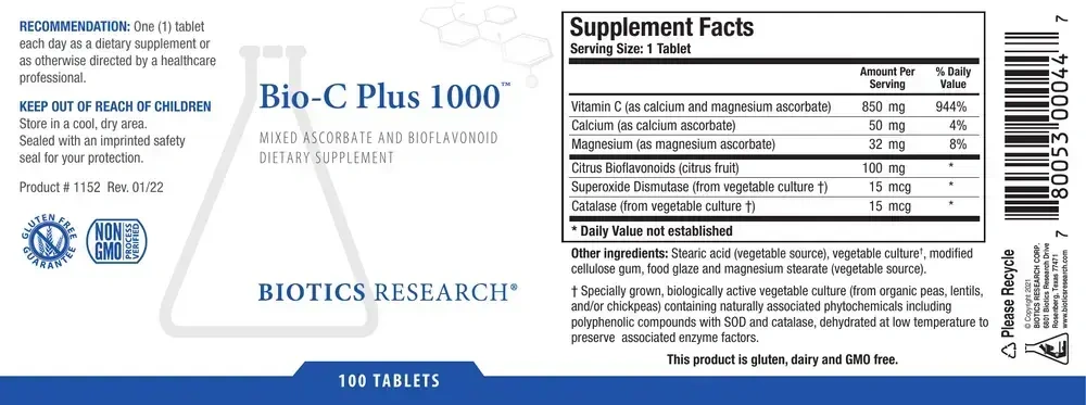 Product image for Bio-C Plus 1000™.
