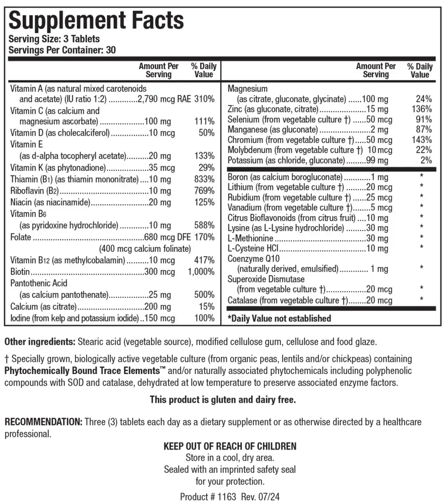 Product image for Bio-Multi Plus™ Fe &amp; Cu Free.