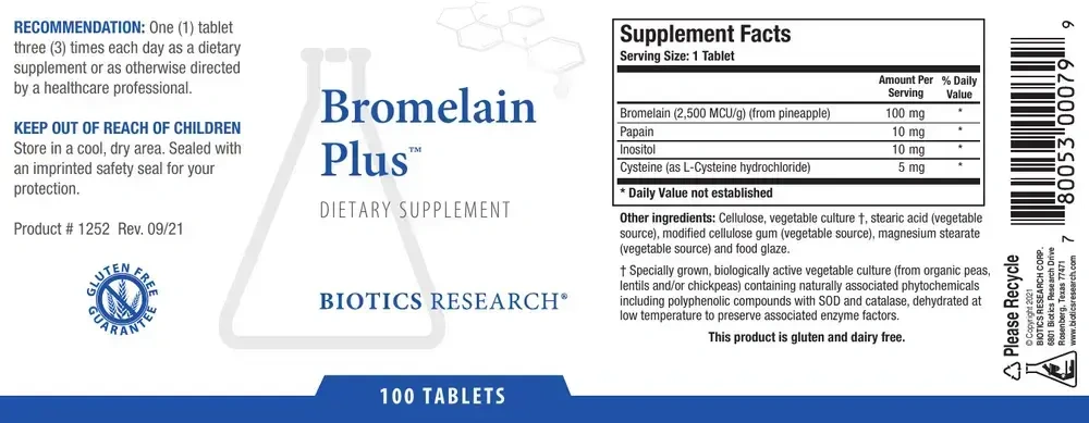 Product image for Bromelain Plus™ (Lactose Free).
