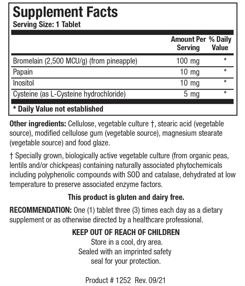 Product image for Bromelain Plus™ (Lactose Free).