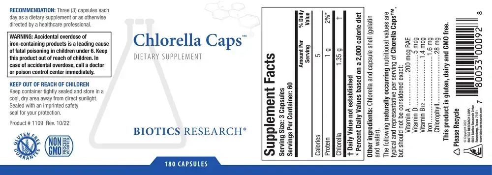 Product image for Chlorella Caps™.