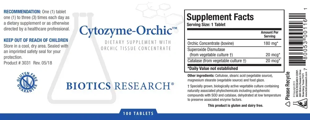 Product image for Cytozyme Orchic™.