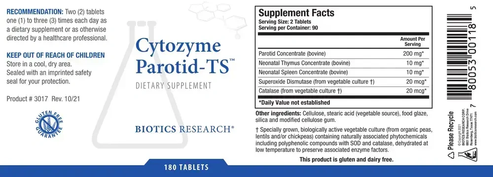Product image for Cytozyme-Parotid-TS™.