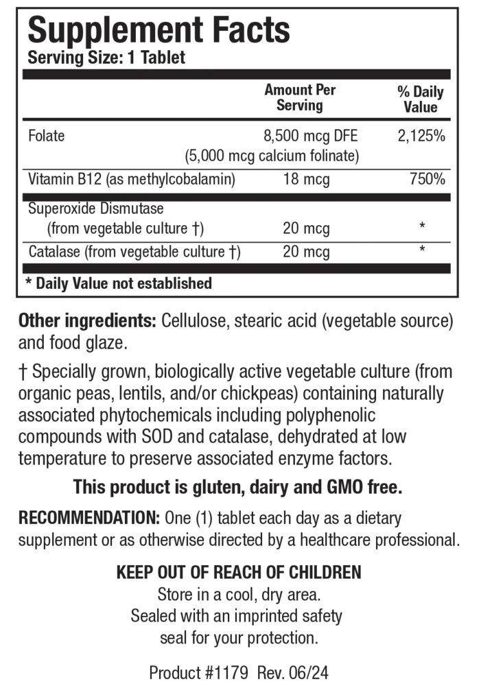 Product image for Folate-5 Plus™.