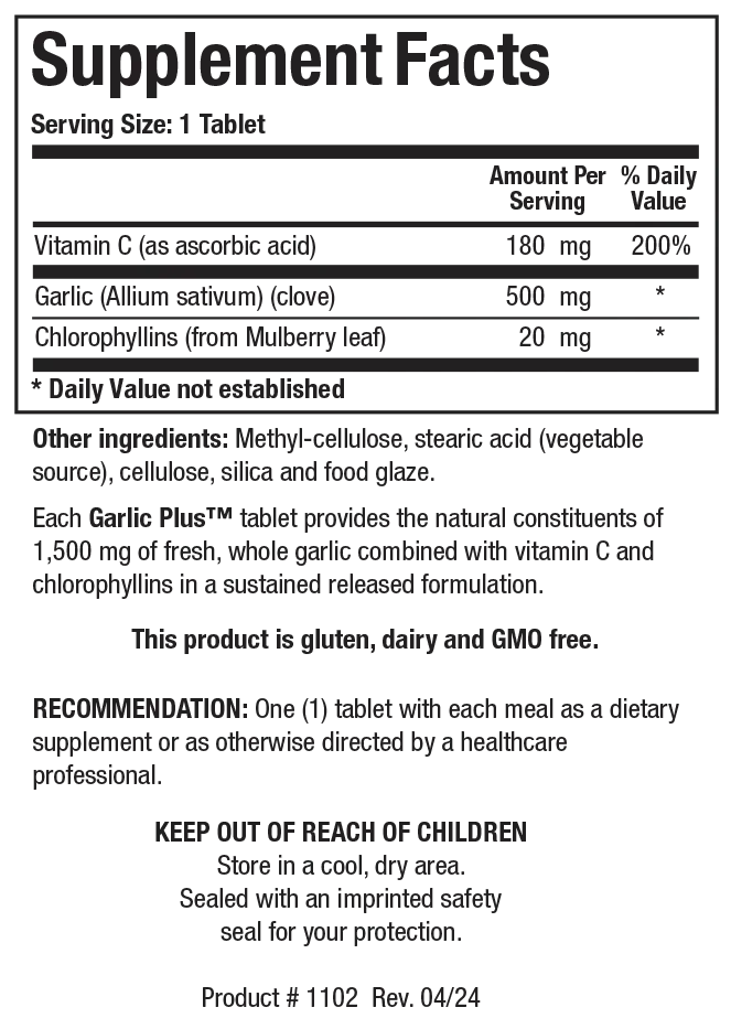 Product image for Garlic Plus™.