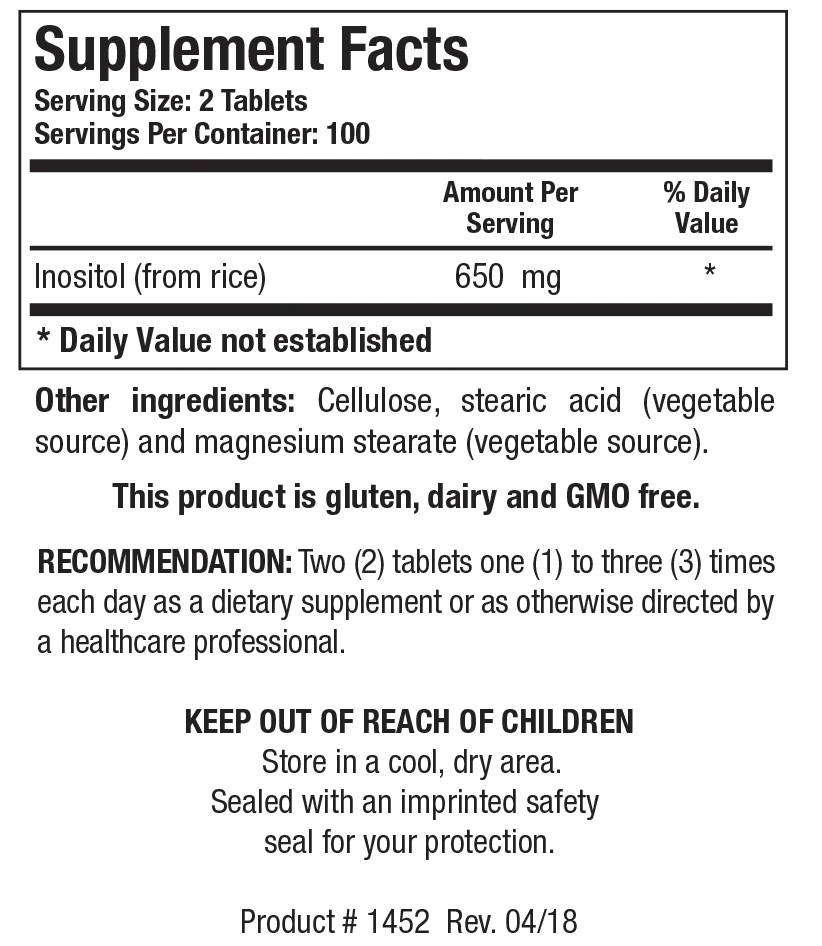 Product image for Inositol (from rice).