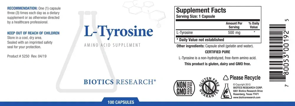 Product image for L-Tyrosine.