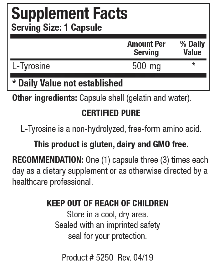 Product image for L-Tyrosine.