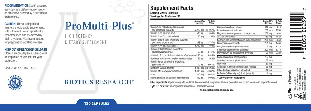 Product image for ProMulti-Plus®.