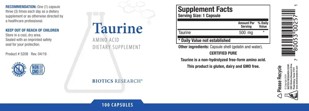 Product image for Taurine.