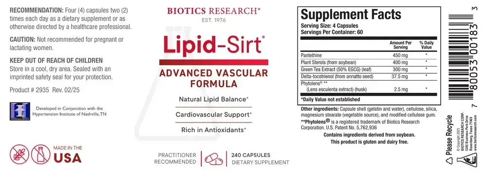 Product image for Lipid-Sirt®.