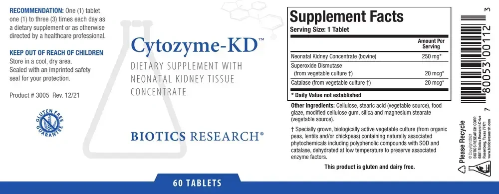 Product image for Cytozyme-KD™ (Neonatal Kidney).