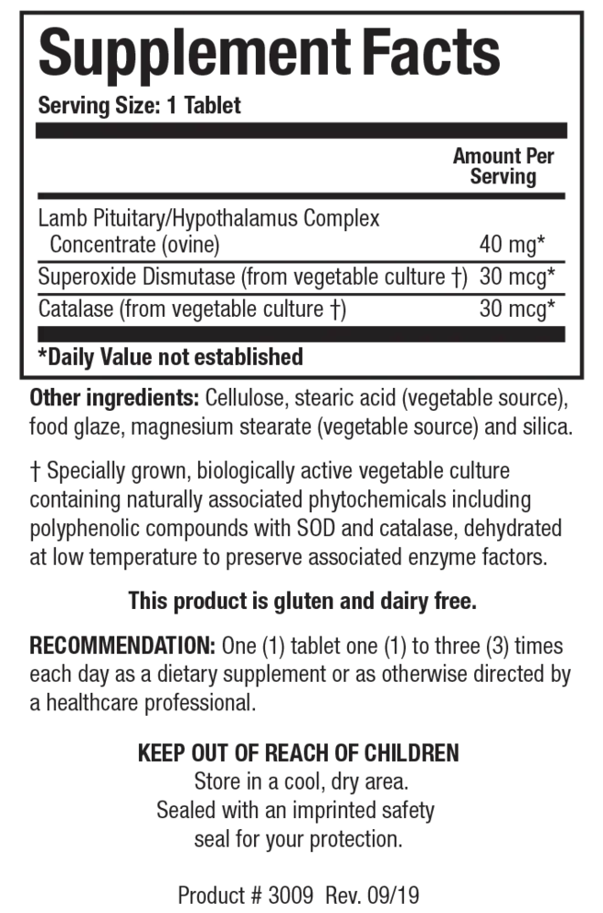 Product image for Cytozyme-PT/HPT™ (Ovine Pituitary/Hypothalamus).