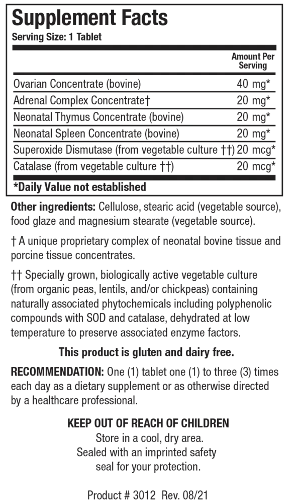 Product image for Cytozyme-F™ (Female Gland. Comb.).