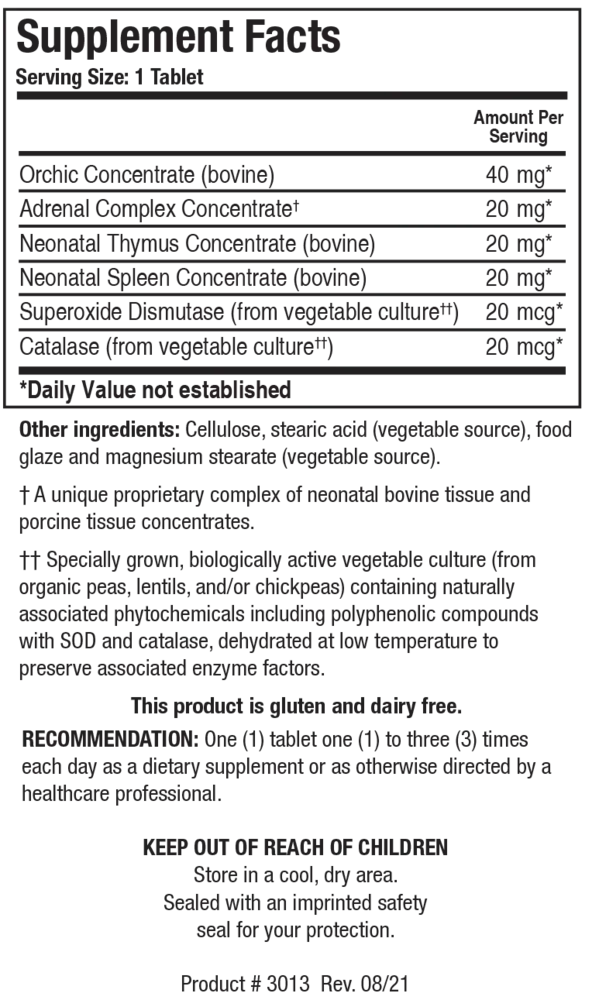 Product image for Cytozyme-M™ (Male Gland Comb.).