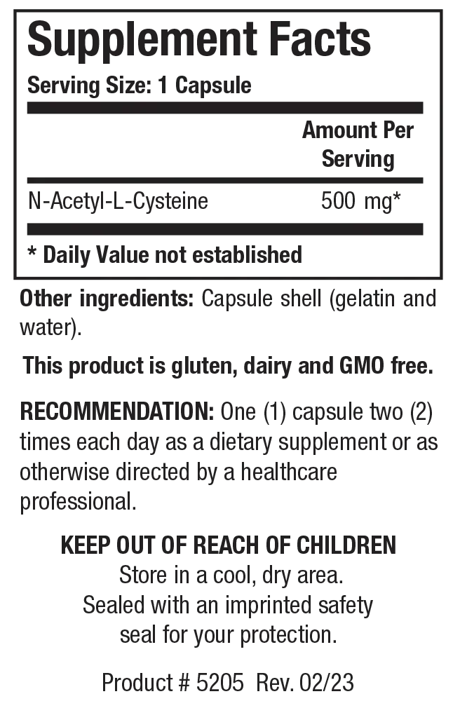 Product image for NAC.