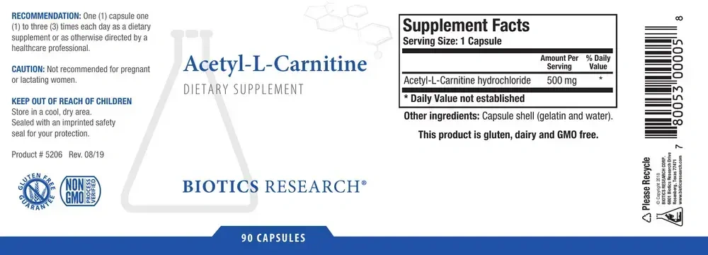 Product image for Acetyl-L-Carnitine.
