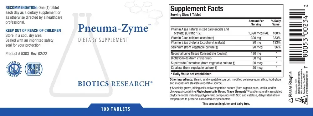 Product image for Pneuma-Zyme™ (Lung Conc.).