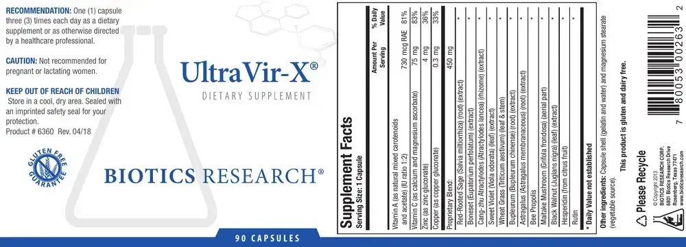 Product image for UltraVir-X®.