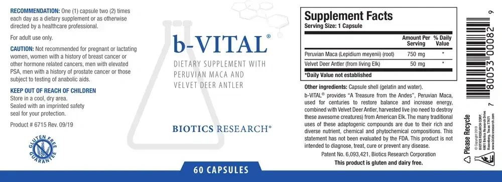 Product image for b-VITAL®.