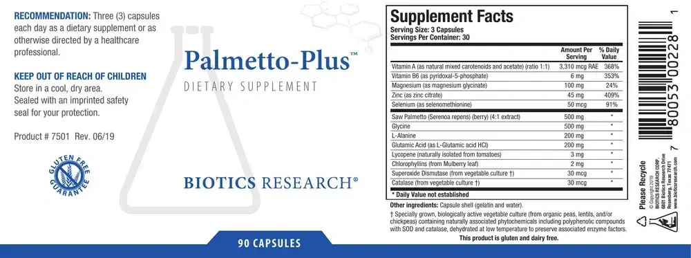 Product image for Palmetto-Plus™.
