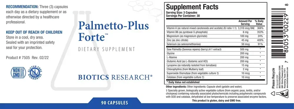 Product image for Palmetto-Plus Forte™.