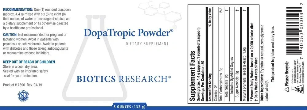 Product image for DopaTropic® Powder.