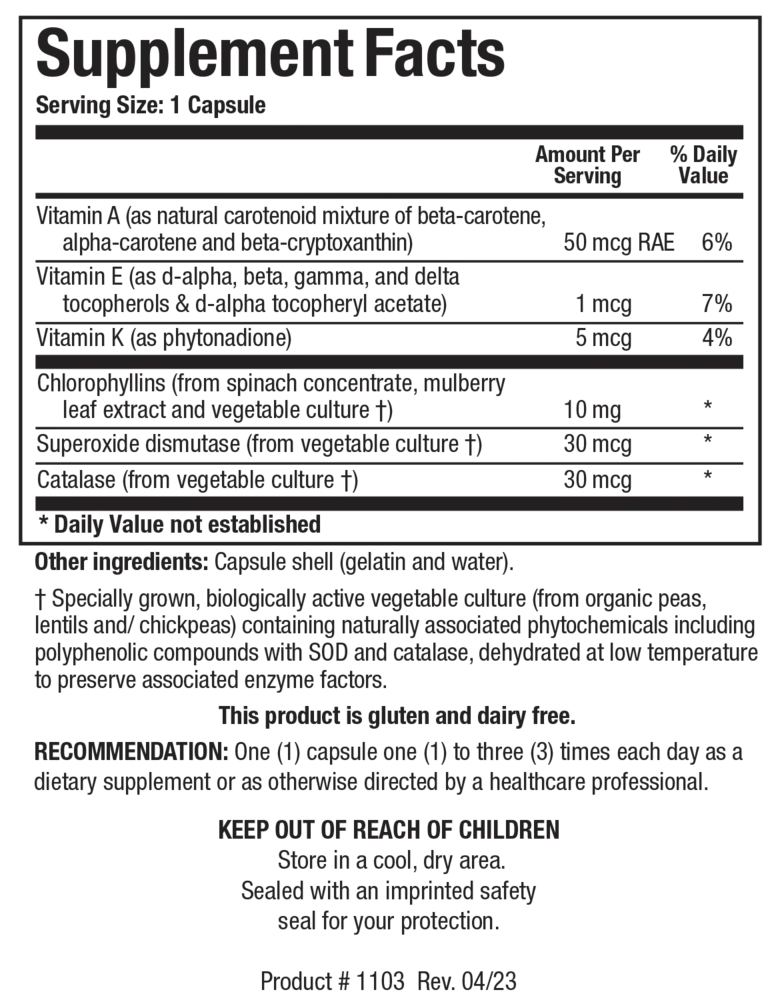 Product image for Chlorocaps™.
