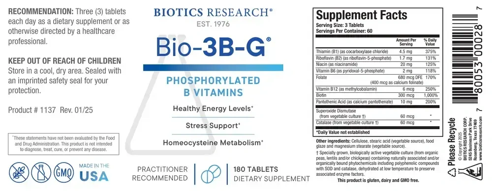 Product image for Bio-3B-G®.