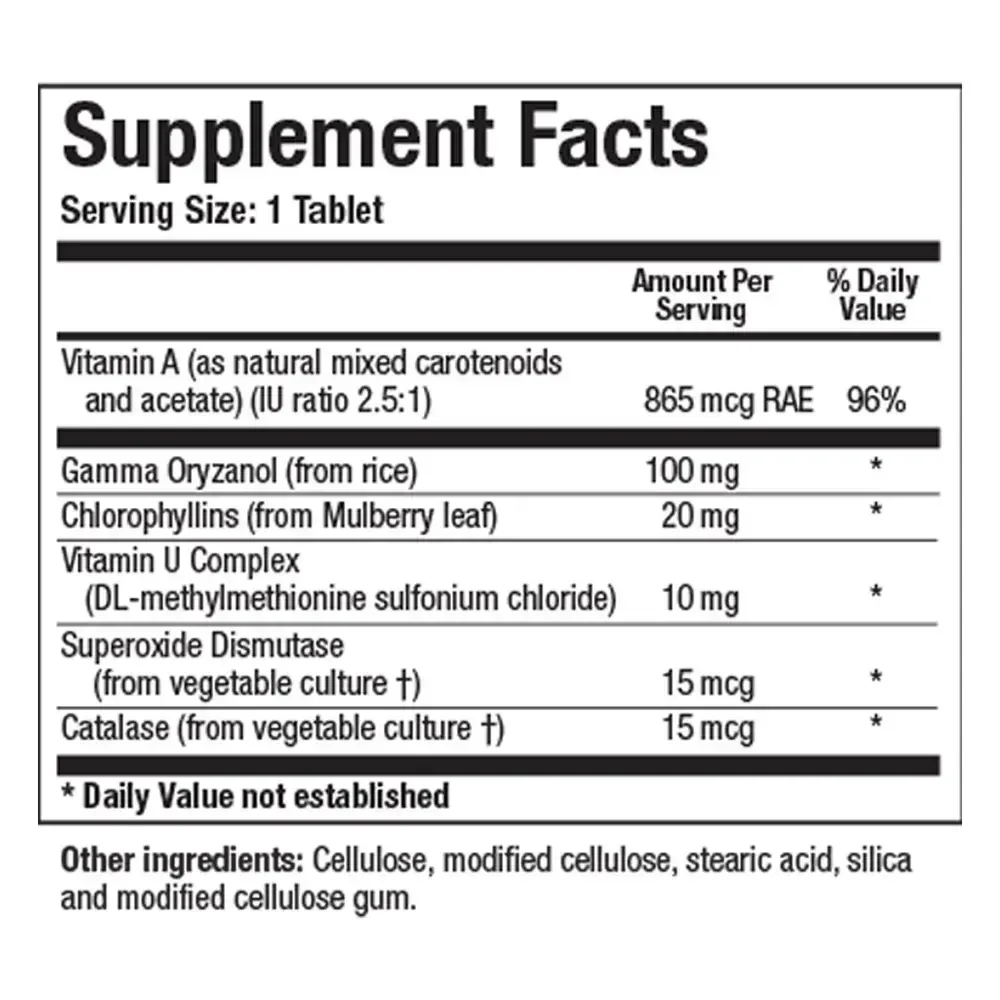 Product image for Gastrazyme™ (Vit. U Complex).