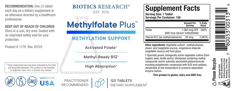 Product image for Methylfolate Plus™.